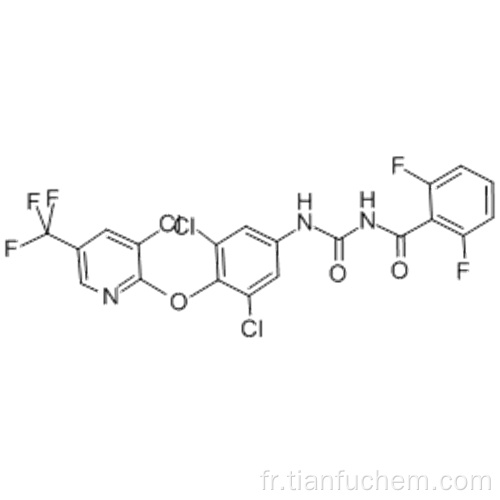 Benzamide, N - [[[3,5-dichloro-4 - [[3-chloro-5- (trifluorométhyl) -2-pyridinyl] oxy] phényl] amino] carbonyl] -2,6-difluoro CAS 71422-67- 8